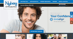 Desktop Screenshot of nybergorthodontics.com